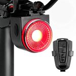 PADONOW Smart Bike Tail Light: Rear Bicycle Brake Light USB rechargeable Wireless Anti-Theft Alarm Taillight Auto Red Led Flashing Back Lights Waterproof Road Cycling High Lumen Daytime Strobe Light