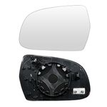 Convitex Wing Mirror Glass Left Side Heated Replacement for Audi A3 2010-2013 A4 2010-2015 A5 2009-2016 Car Buckle Passenger Near Side