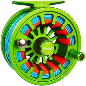 Aventik Fly Fishing Reel 3/4/5/6/7/8/9 Pre-Loaded Fly Reel with Line Combo (FLK 5/7 Kit)