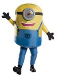 Rubie's 810585STD000 Minions Stuart Inflatable DESPICABLE Adult Fancy Dress, unisex, One Size