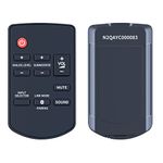 GOUYESHO N2QAYC000083 Remote Control Suitable for Panasonic Sound Bar Audio System, Compatible With SC-HTB170 SC-HTB370 SC-HTB65 SC-HTB70 SC-HTB70CP SC-HTB770 SC-HTB770S SU-HTB370 SU-HTB770 HTB570