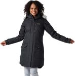 Columbia Women's Suttle Mountain Long Insulated Jacket, Black, 3X Plus, Black, 3XL Plus