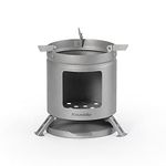 Naturehike Outdoor Camping Picnic Portable Lightweight Mini Titanium Wood Stove