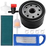 Anxingo GY20573 Air Filter with AM125424 Oil Filter Replacement for John Deere LA115 LA105 LA110 L100 L105 L107 Lawn Tractor M149171 GY20577