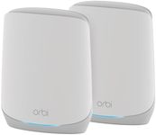 NETGEAR Orbi Whole Home Tri-Band Mesh WiFi 6 System (RBK752P) – Router with 1 Satellite Extender - Coverage up to 5,000 sq. ft. - 75 Devices - AX5200 802.11ax (Up to 5.2Gbps)