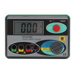 DY4100 Tester Earth Ground Tester Megohmmeter Measuring Meter Digital LCD Screen Display with Bag(DY4100 Digital Display)