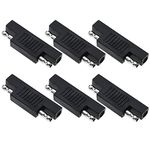 The Lord of the Tools 6PCS SAE to SAE Polarity Reverse Adapter Quick-Disconnect Cable Plug Adapter Connector for Electrical Wiring Project Solar Panel Car Motorcycle DC Devices