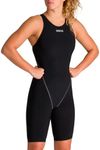 ARENA Women's Powerskin ST 2.0 Open Back Racing Swimsuit, Black, 26