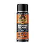 Gorilla Waterproof Black Coat & Seal Spray, 450ml – Flexible, Weatherproof Liquid Sealant | Seals out Water, Air & Moisture | For Roof Tiles, Brick, Wood, Metal, Concrete, Stone, Rubber, Plastics*