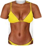 Goodstoworld Women Bikini 3D Muscle