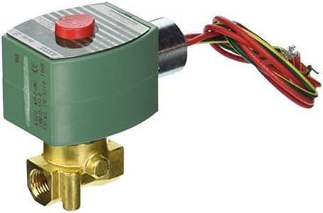 ASCO 8262H212-120/60,110/50 Brass Body Direct Acting General Service Solenoid Valve, 1/4" Pipe Size, 2-Way Normally Closed, Nitrile Butylene Sealing, 9/32" Orifice, 0.88 Cv Flow, 120V/60 Hz, 110V/50 H