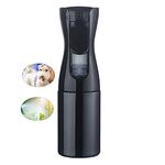 Angzhili Spray Bottle 200ml Fine Continuous Mist Sprayer For Curly Hairstyling, Home Clean, Pets, Plants &Cleaning Skin Care, perfume spray (black)