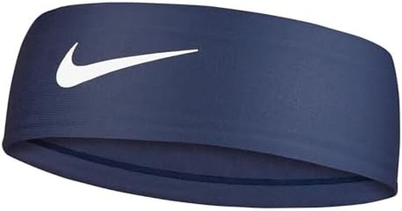 Nike Fury Headband (Midnight Navy/White, One Size Fits Most)