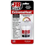 J-B Weld 37901 ExtremeHeat High Temperature Resistant Metallic Paste - 3 oz, Grey