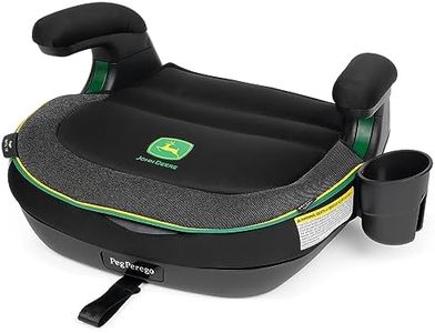 Peg Perego Viaggio Shuttle - Booster Car Seat - for Children from 40 to 120 lbs - Made in Italy - John Deere (Black & Green)