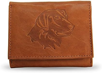 Rico Industries Scène d'extérieur en Relief Trifold Portefeuille, Embossed Tan Trifold Wallet, Peau, 4" x 3.5"