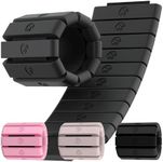Sonkoloro Adjustable Wrist Weights for Women Men, Leg Weights for Women 0.75lb-1lb-1.3lb Each for Walking, Yoga, Dance, Barre, Gym (Black, 4LB(Set of 2))