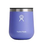 Hydro Flask 10 oz Ceramic Reusable Wine Cup with Lid Wine Tumbler Lupine - Vacuum Insulated, Dishwasher Safe, BPA-Free, Non-Toxic