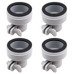 WANGCL Hose Conversion Adapters Kit to Upgrade Filter Pumps and Saltwater System 1.25" to 1.5" Type Hose Adapters for Intex Pool （4 Pack）