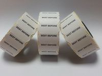 CT4 26mm x 12mm Price Gun Labels - Printed 'Best Before' - 10 Rolls / 15,000 Labels