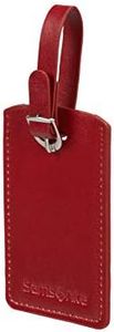 Samsonite Global Travel Accessories Rectangle Luggage Tag, 10.2 cm, Red, Red, 10 Centimeters, Single