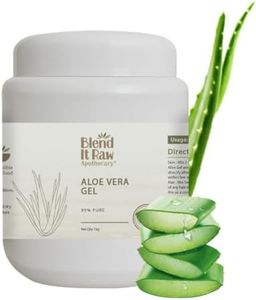 Blend It Raw Apothecary Aloe Vera Gel for Skin & Hair, bulk pack of 1kg (1000g), 99% pure Aloe Pulp (Aloe vera 1KG)