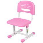 VIVO Height Adjustable Kids Desk Chair, Chair Only, Designed for Interactive Workstation, Universal Children's Ergonomic Seat, Pink, DESK-V201P-CH