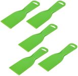 5pcs Plastic Putty Knife 2 Inch Green Flexible Plastic Knives For Taping Drywall Wall Painting Plastic Scraper For Spackling Patching