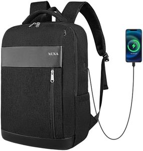 XQXA Zaino PC Portatili,Zaino antifurto Impermeabile Zaino per Laptop con Porta USB,Zaino per Computer Affari da 15.6 Pollici Notebook,Zaino Lavoro Uomo per Scuola Viaggio