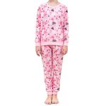 The Essentials Wardrobe Girls LS Pyjamas Set - Sketch Hearts- 8/9 Years