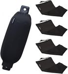 Boat Fender Covers 4-Pack,Black Pol