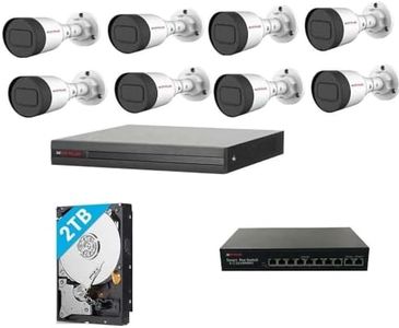 CP PLUS 4Mp 1080p Ip Network Camera Combo Set (8 Ch Nvr, 4Mp Ip Bullete Camera - 8Pcs, 2 Tb Hard Drive, 8+2 Port Poe Switch)