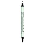 ZIG Memory System Writer Marker 010 Pure Black | Dual-Tip (0.5mm & 1.2mm) for Scrapbooking, Journaling, and Cardmaking | Acid-Free and Fade-Proof Ink