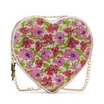 Betsey Johnson Women's Stone Heart Convertible Bag, Cream, One Size