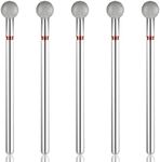 Teaaha 5 PCS Cuticle Bit for Nail Drill 3/32'' Cleaning Ball Head Nail Drill Bits for Gel Nails, Professional Mandrel Nail Drill Bits Electric for Manicures & Pedicure Remove Cuticle Dead Skin Cleaner