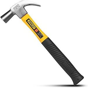 Stanley Fibreglass Shaft Claw Hammer, 450 g