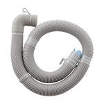 Kakudai 436-153 Washing Machine Drain Hose, L Type, Approx. 3.2 ft (0.9 m)