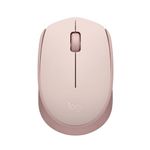 Logitech M171 Wireless Mouse for PC, Mac, Laptop, 2.4 GHz with USB Mini Receiver, Optical Tracking, 12-Months Battery Life, Ambidextrous - Pink