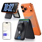 ESR Geo for Magsafe Wallet with Full Find My Functionality,5 Card-Holder, RFID Blocking, Magnetic Wallet for iPhone 17e/17/16/15/14/13/12 Series, with Adjustable Stand, Black