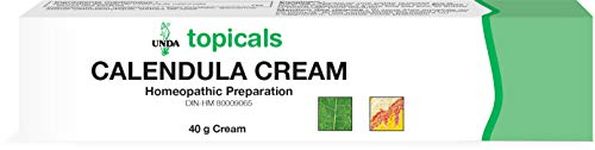 UNDA - Calendula Cream - Homeopathic Preparation - 40 Grams Cream