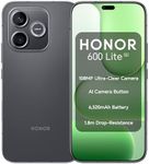 HONOR 600 Lite 5G Unlocked Smartphone | 108MP AI Camera | 6520mAh Battery | 8GB RAM | 256GB Storage | Dual SIM | 1.8m Drop Protection | Android Phone | Velvet Black
