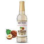 Matteo's Sugar Free Coffee Flavoring Syrup, Hazelnut, Delicious Coffee Syrup, 0 Calorie, 0 Sugar Coffee Syrups, Keto Friendly, 25.4 Oz, 1-Pack