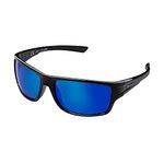 Berkley B11 Polarised Sunglasses for Fishing - Impact Resistant Lense and Frame, Unisex, Black/Gray/Blue Revo