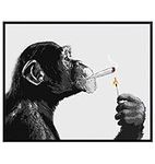 Chimp Smoking Marijuana - Dope Post