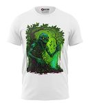 Print My Fashion Boys T-Shirt Halloween Zombie (White_11-12 Years)