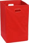 SimpleHouseware Foldable Closet Laundry Hamper Basket, Red