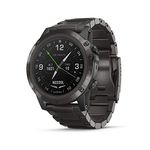 Garmin D2 Delta PX, GPS Pilot Watch with Pulse Ox Sensor, includes Smartwatch Features, Heart Rate and Music, Titanium with Titanium Band (010-01989-30)