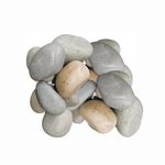 Foodie Puppies 5kg River Stone Decorative Polished Pebbles for Aquarium, Landscaping, Plants, Terrarium, Garden Pots & Multi-Purpose Pack Mixed Sizes Including Small, Medium & Large Size Pebbles