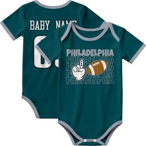 KREDE Philadelphia Baby Clothes Custom Name Bodysuit for Baby Boy Gifts