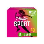 Playtex Sport Tampons, Super Absorbency, Pack of 48 Tampons